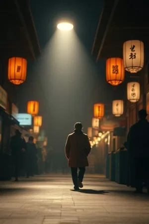 《雪落长安道》雪夜古城墙远景